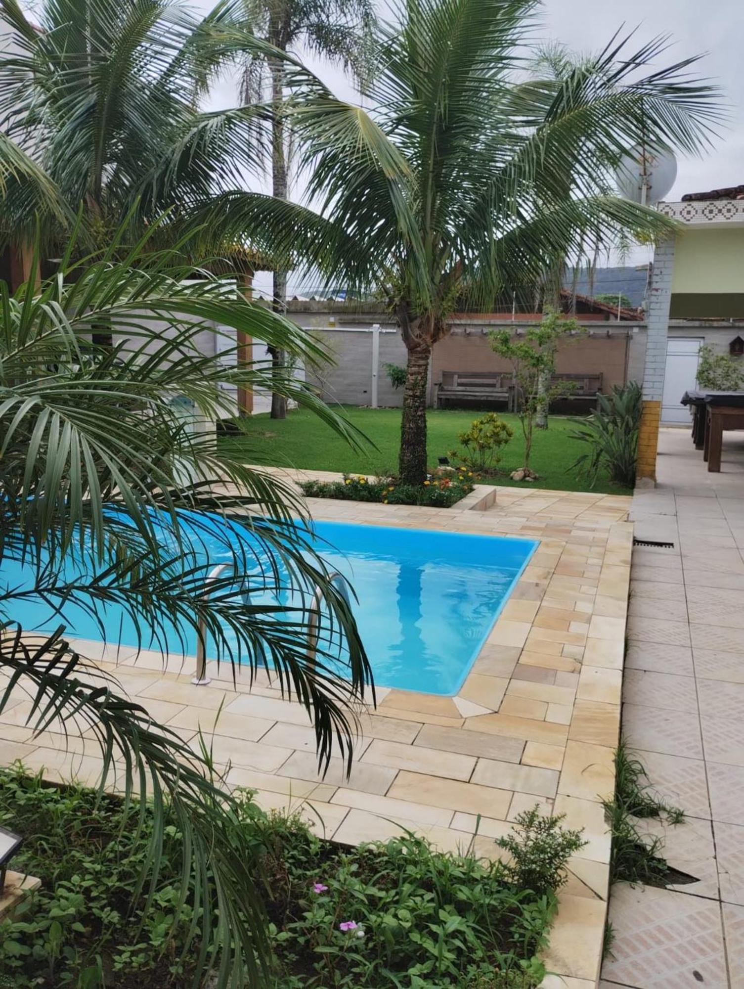 Piscina 6 Quarto 300M Praia Jardim Churrasqueira 16 Pessoas Garagem 3 Carros Monitoramento 24 Horas Mesa De Sinuca อิตันญาเอม ภายนอก รูปภาพ
